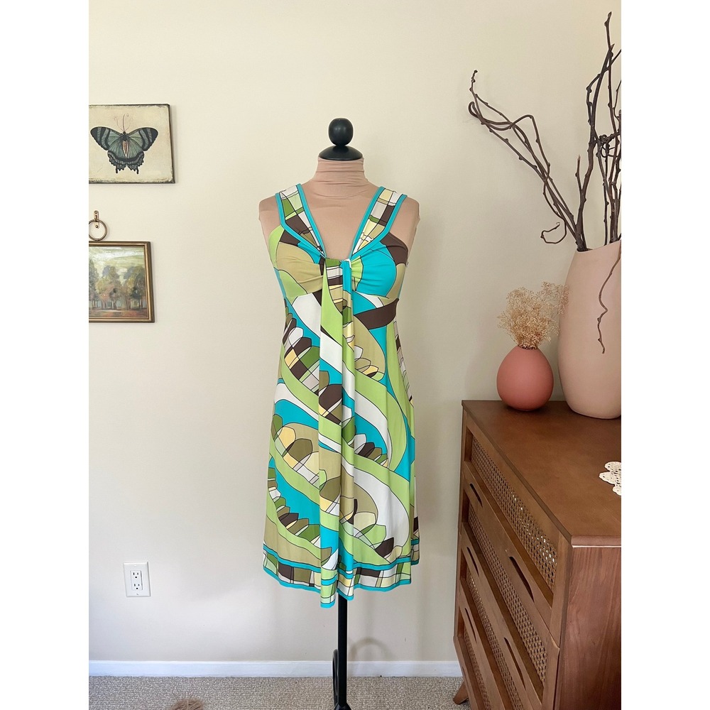 Vintage Y2K 70s Inspired Donna Morgan Mod Dress